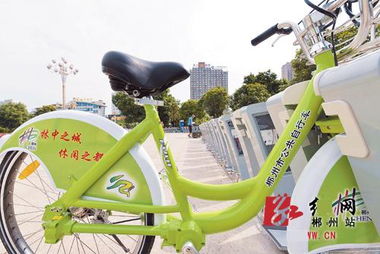 郴州市城区公共自行车租赁马上运转 第一批投进500辆